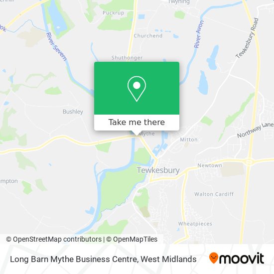 Long Barn Mythe Business Centre map