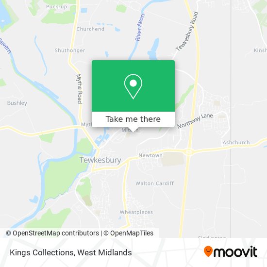 Kings Collections map