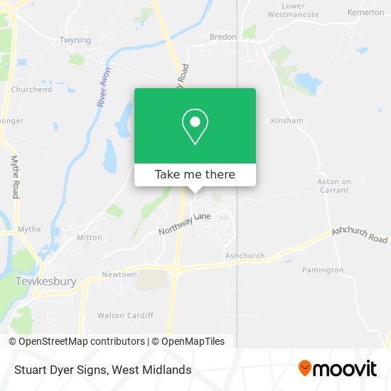 Stuart Dyer Signs map