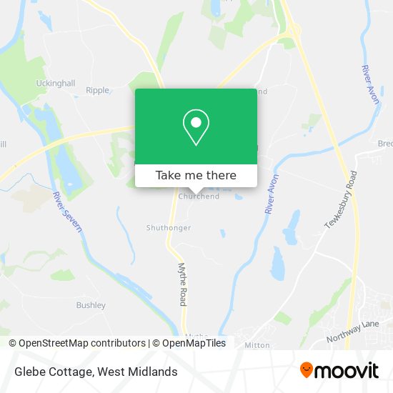 Glebe Cottage map