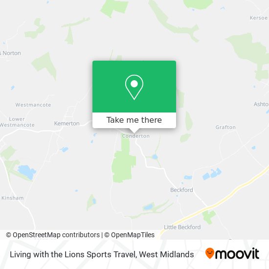 Living with the Lions Sports Travel map