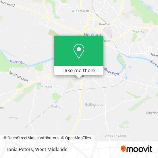 Tonia Peters map
