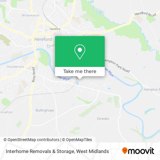 Interhome Removals & Storage map
