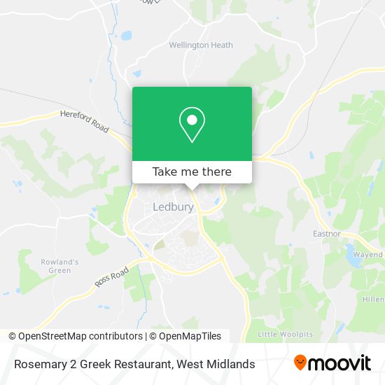 Rosemary 2 Greek Restaurant map