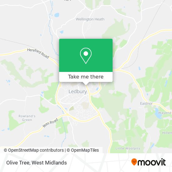 Olive Tree map