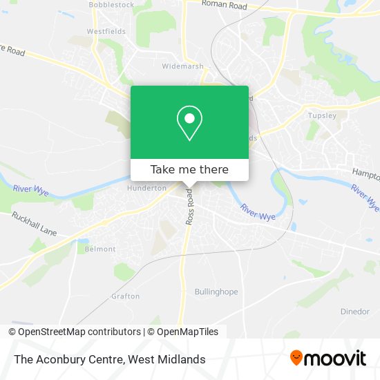 The Aconbury Centre map
