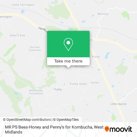 MR PS Bees-Honey and Penny's for Kombucha map