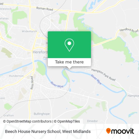 Beech House Nursery School map