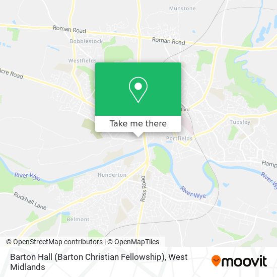Barton Hall (Barton Christian Fellowship) map