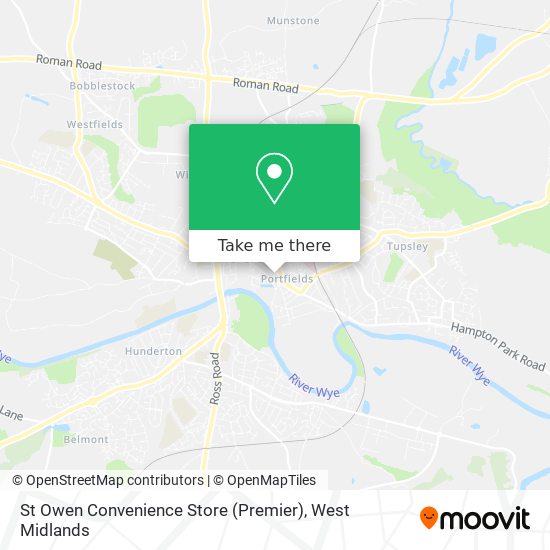 St Owen Convenience Store (Premier) map