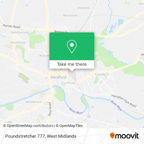 Poundstretcher 777 map