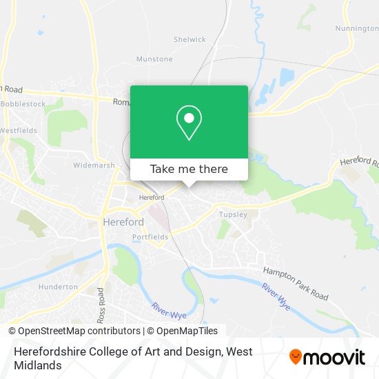 Herefordshire College of Art and Design map