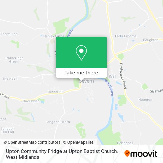 Upton Community Fridge at Upton Baptist Church map