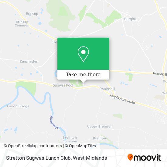 Stretton Sugwas Lunch Club map