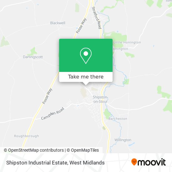 Shipston Industrial Estate map