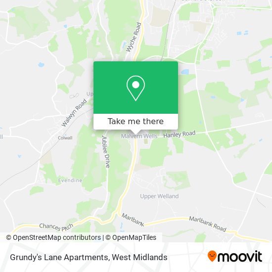 Grundy's Lane Apartments map