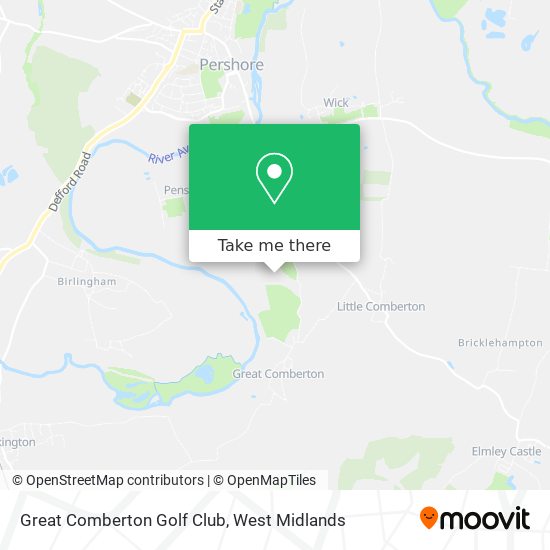 Great Comberton Golf Club map