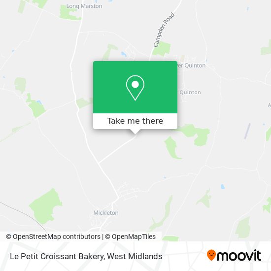 Le Petit Croissant Bakery map