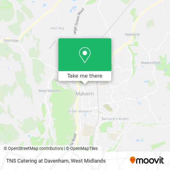 TNS Catering at Davenham map