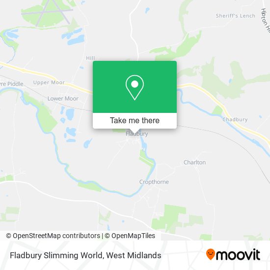 Fladbury Slimming World map