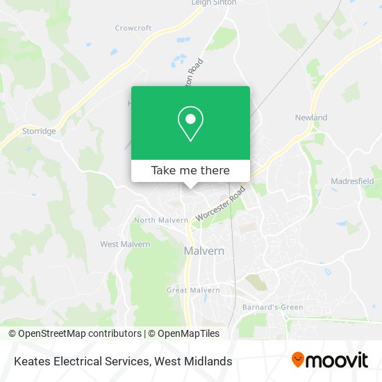 Keates Electrical Services map