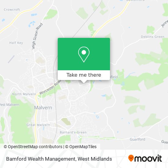 Bamford Wealth Management map