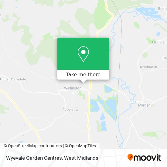 Wyevale Garden Centres map