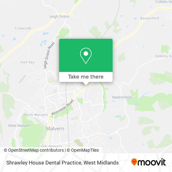 Shrawley House Dental Practice map