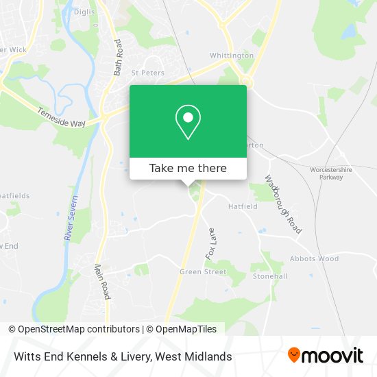 Witts End Kennels & Livery map