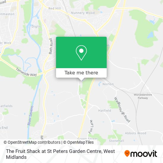 The Fruit Shack at St Peters Garden Centre map