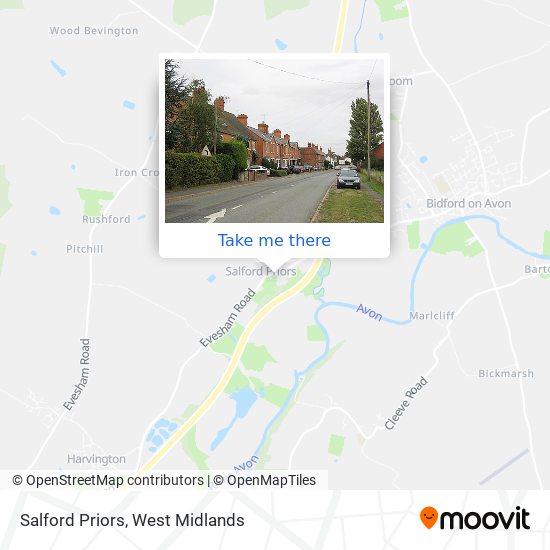 Salford Priors map