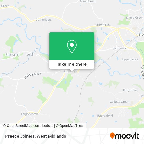 Preece Joiners map