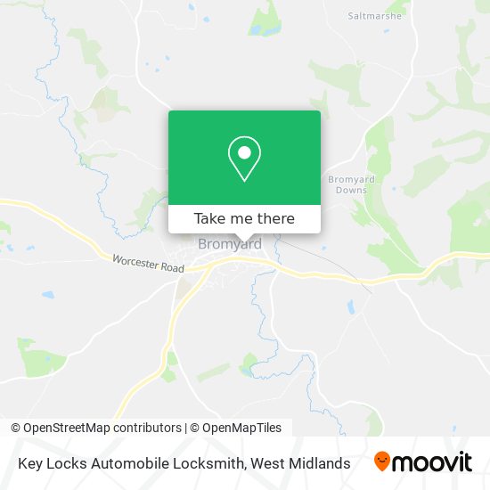 Key Locks Automobile Locksmith map