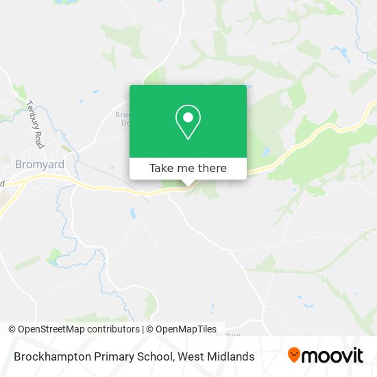 Brockhampton Primary School map