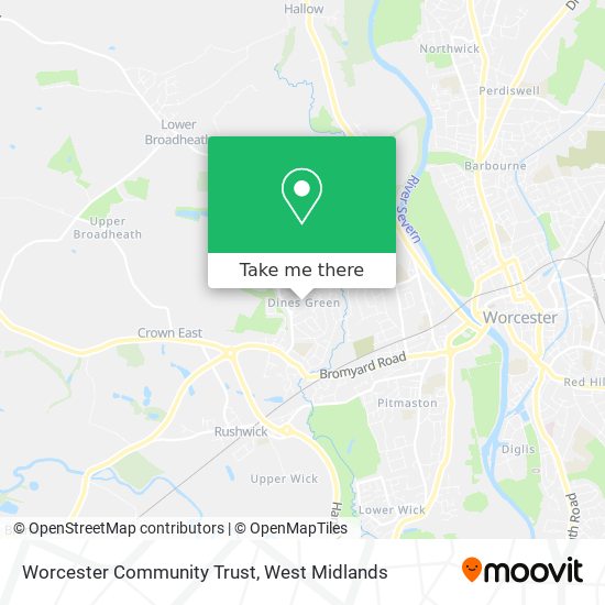 Worcester Community Trust map