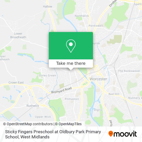 Sticky Fingers Preschool at Oldbury Park Primary School map