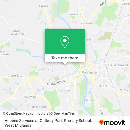 Aspens Services at Oldbury Park Primary School map