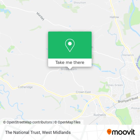 The National Trust map