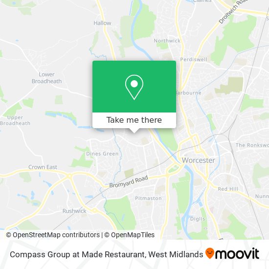 Compass Group at Made Restaurant map