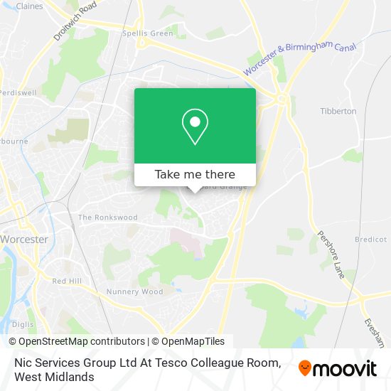 Nic Services Group Ltd At Tesco Colleague Room map