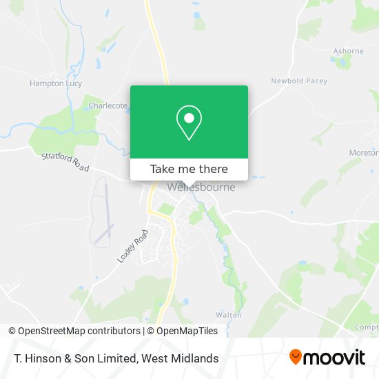 T. Hinson & Son Limited map