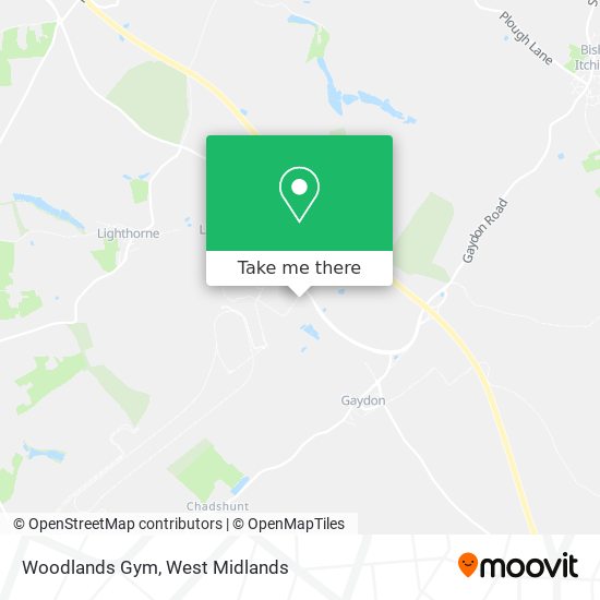 Woodlands Gym map