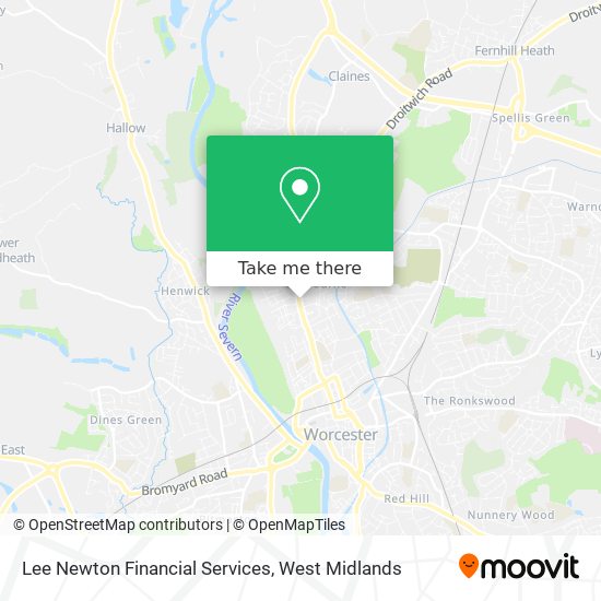 Lee Newton Financial Services map