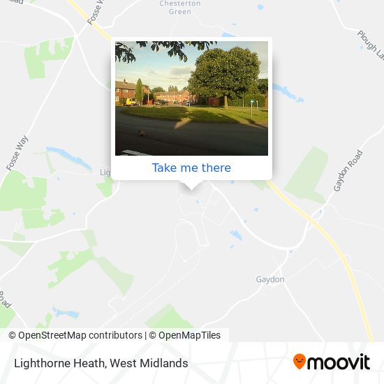 Lighthorne Heath map