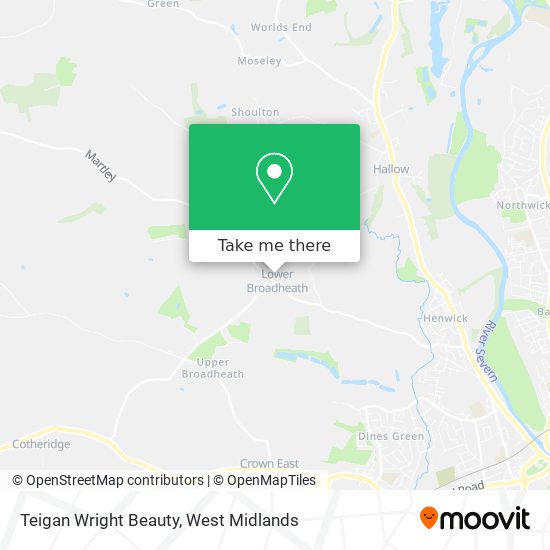 Teigan Wright Beauty map