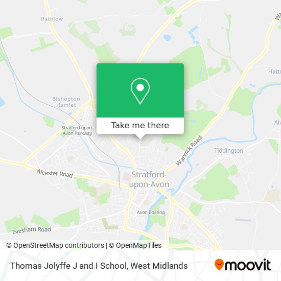 Thomas Jolyffe J and I School map