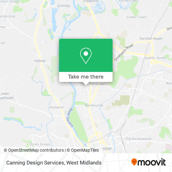 Canning Design Services map