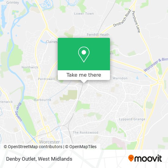 Denby Outlet map