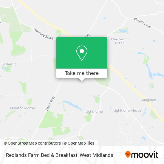 Redlands Farm Bed & Breakfast map
