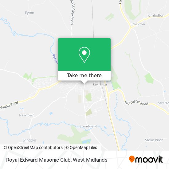 Royal Edward Masonic Club map